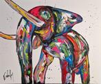 Henry Escobar - ELEPHANT COLORE     XL - Sans Prix de, Antiquités & Art