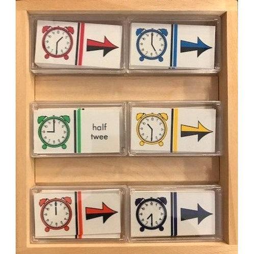 Klok domino 1 (hele en halve uren), Boeken, Schoolboeken, Verzenden