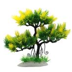 Bonsai boom groen en geel OS-256 - aquarium decoratie, Dieren en Toebehoren, Ophalen of Verzenden, Nieuw, Sierelement