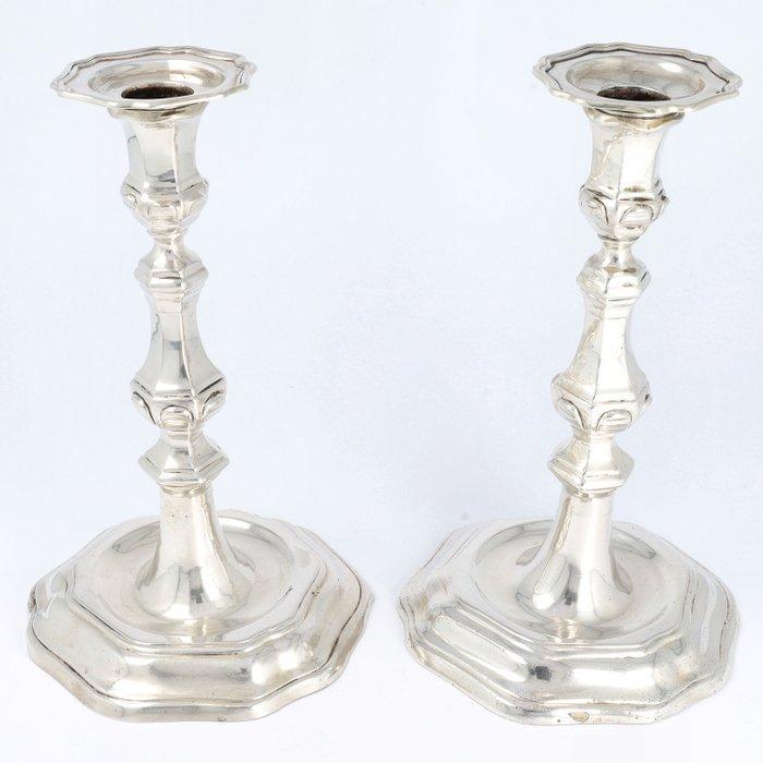 B.W. van Eldik - Kandelaar (2) - .833 zilver, Antiek en Kunst, Antiek | Zilver en Goud