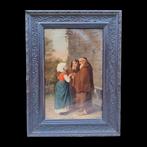 Italiaanse school (XIX) - Scena di Genere, Giovane Popolana, Antiek en Kunst