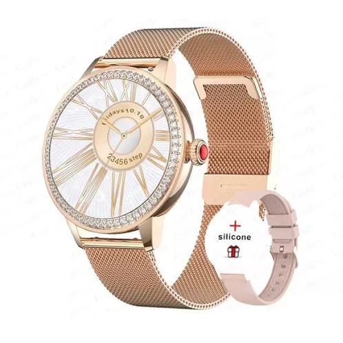 Diamant Smartwatch - Gezondheid Monitor Sport Tracker, Handtassen en Accessoires, Smartwatches, Nieuw, Verzenden