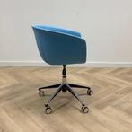 Design stoel, Segis op wielen, zithoogte instelbaar,  blauw, Huis en Inrichting, Stoelen, Gebruikt, Eén