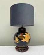 Tafellamp - Porselein, Hout