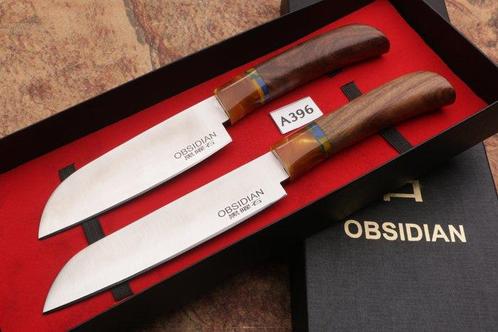 Obsidian - Keukenmes - Kitchen knife set -  Introductie van, Antiek en Kunst, Antiek | Keukengerei