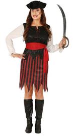 Piraten Kostuum Dames 4 delig, Kleding | Dames, Verzenden, Nieuw
