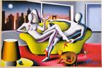 Mark Kostabi (1960) - Perfection at Twilight, Antiek en Kunst