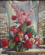 Valery Avtomeenko (born 1955) - Still life with flowers with, Antiek en Kunst