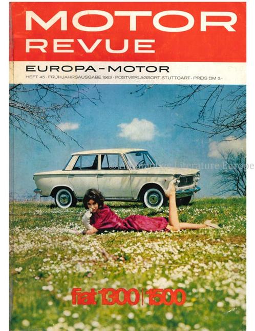 1963 MOTOR REVUE MAGAZINE 45 DUITS, Livres, Autos | Brochures & Magazines
