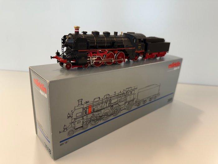 Märklin H0 - 3618 - Stoomlocomotief met tender (1) - BR 18, Hobby en Vrije tijd, Modeltreinen | H0