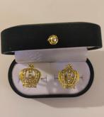 14 kt goud verguld met Swarovski-kristallen - Manchetknopen