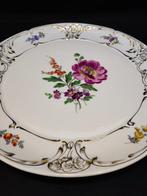Meissen - Schotel - große runde Henkelschale/Henkeltablett, Antiek en Kunst, Antiek | Meubels | Tafels