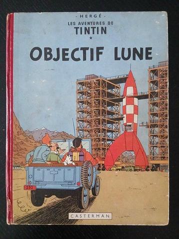 Tintin T16 +T17 - Objectif lune (B8) + On a marché sur la beschikbaar voor biedingen