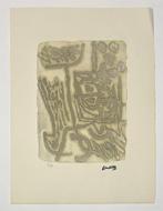 Corneille (1922-2010) - Gravure en relief Signes dans la, Antiek en Kunst