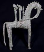 Figuur - Koppel ruiters te paard - bronzen - Dogon - 27 cm -