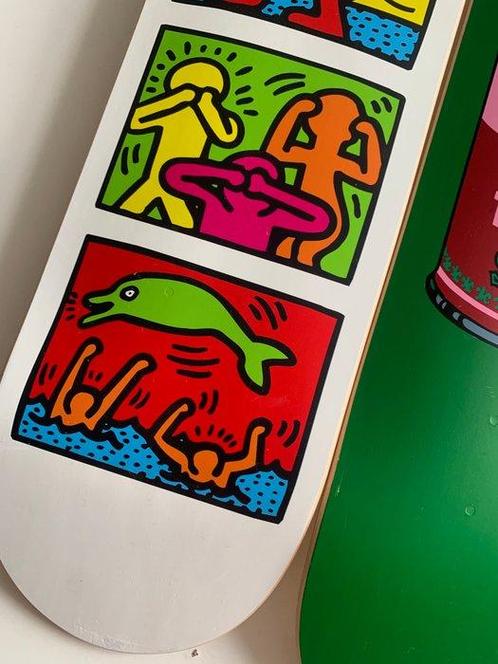 Keith Haring & Andy Warhol (after) x The Skateroom -, Antiek en Kunst, Antiek | Overige Antiek