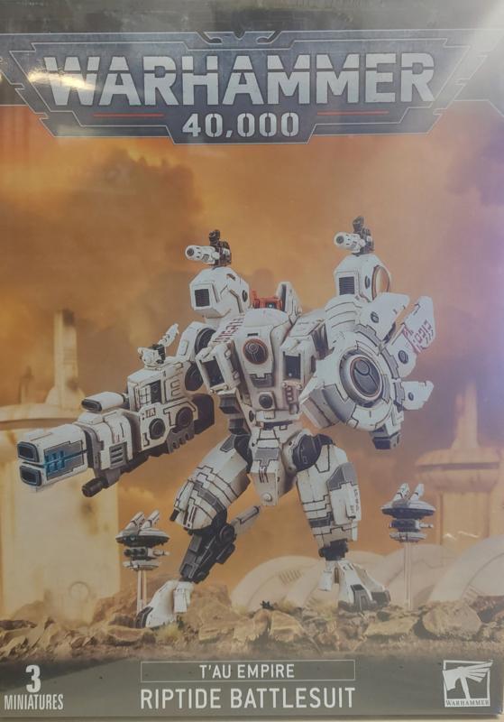 Tau Empire Riptide Battlesuit (Warhammer Nieuw), Hobby en Vrije tijd, Wargaming, Ophalen of Verzenden