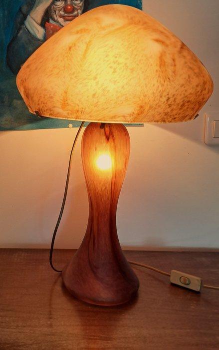 Lamp - Paddestoellamp - Glas - Champignonlamp, Antiek en Kunst, Curiosa en Brocante