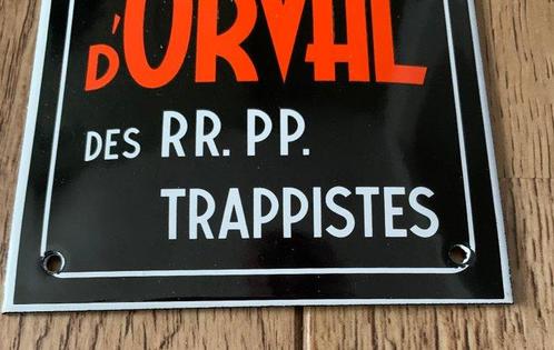 Emaille bord (2) - Emaille, emaillebord Orval, Antiek en Kunst, Antiek | Wandborden en Tegels
