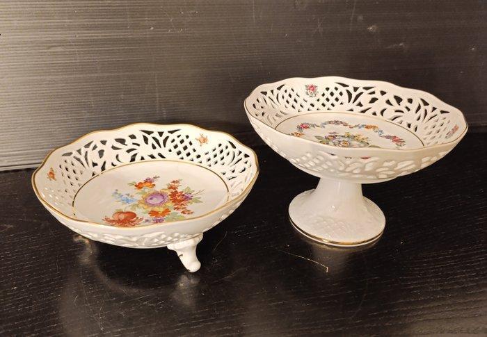 Tafelmiddenstuk (2) - Porselein - Shumann, Duitsland, Antiek en Kunst, Curiosa en Brocante
