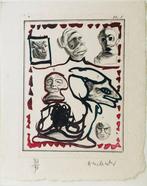 Pierre Alechinsky (1927) - Sans-titre - Eau-forte originale, Antiek en Kunst