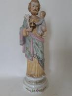 Statue, Jozef met Kind - 44 cm - Biscuit de porcelaine, Antiek en Kunst