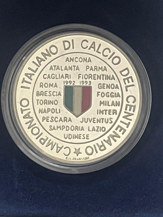 Juventus - Herdenkingsmedaille voor 100 jaar voetbal in, Verzamelen, Overige Verzamelen