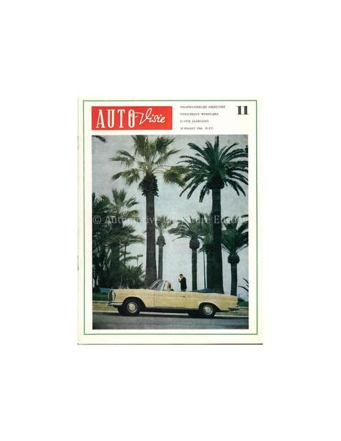 1966 AUTOVISIE MAGAZINE 11 NEDERLANDS, Boeken, Auto's | Folders en Tijdschriften, Ophalen of Verzenden