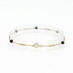 Armband - 18 karaat Geel goud - Granaat, Handtassen en Accessoires, Armbanden, Nieuw