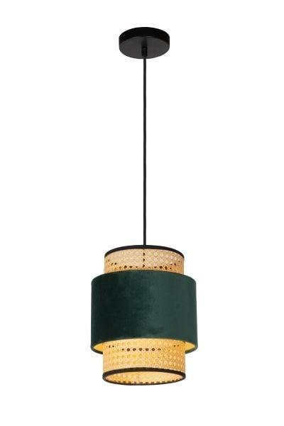 Lucide JAVOR - Hanglamp Ø 23 cm E27 Groen, Huis en Inrichting, Lampen | Hanglampen, Nieuw, Metaal, Verzenden