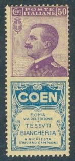 Royaume d’Italie - Original, caoutchouc entièrement intact, Postzegels en Munten, Postzegels | Europa | Italië, Gestempeld