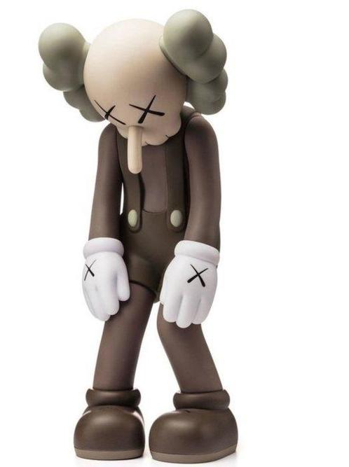 Kaws (1974) - Kaws Small Lie Brown 2017, Antiek en Kunst, Kunst | Schilderijen | Modern