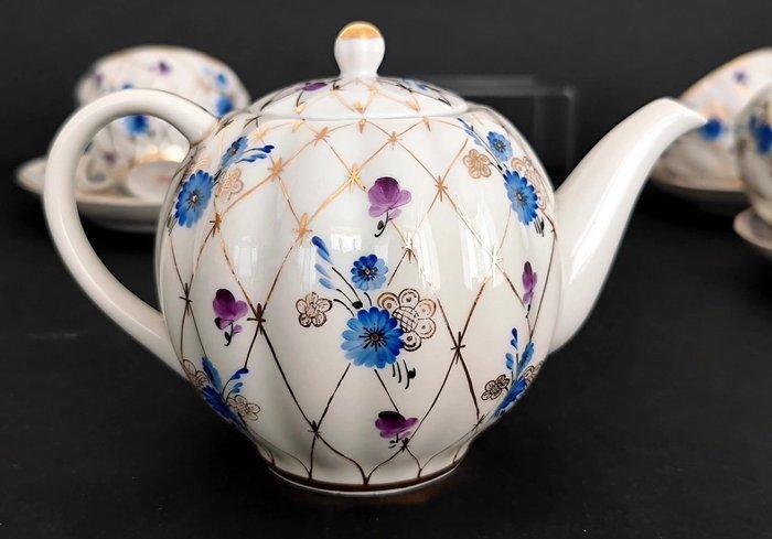 Lomonosov Imperial Porcelain Factory - Theeservies (15) -, Antiek en Kunst, Antiek | Meubels | Tafels