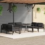 vidaXL 7-delige Loungeset met kussens aluminium, Tuin en Terras, Verzenden, Nieuw, Loungeset