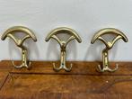 Hoedenstandaard (3) - Verguld messing - drie vintage, Antiek en Kunst