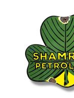 Shamrock Petrol Co. - Emaille plaat - Emaille, Antiek en Kunst