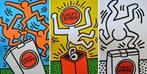 Keith Haring - 3x Lucky Strike - printed by Albin Uldry, Antiek en Kunst, Kunst | Tekeningen en Fotografie