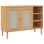 Dressoir SENJA Bruin - Retour Deal - 40% Korting!, Huis en Inrichting, Kasten | Dressoirs, Verzenden, Nieuw, 25 tot 50 cm, 100 tot 150 cm