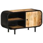 vidaXL Tv-meubel 90x30x48 cm ruw mangohout, Huis en Inrichting, Kasten |Televisiemeubels, Verzenden, Nieuw