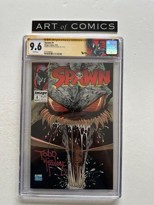 Spawn #4 - Signed By Todd McFarlane - Image Coupon #0 Still, Boeken, Strips | Comics