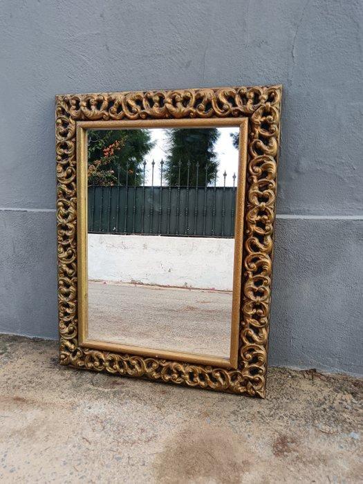 Spiegel - Hout - Goudbroodspiegel, Antiek en Kunst, Curiosa en Brocante