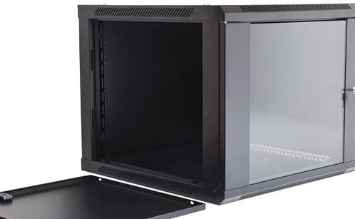 Adastra 19 equipment rack met glasdeur 9U 450 x 370 x 500mm, Muziek en Instrumenten, Behuizingen en Koffers