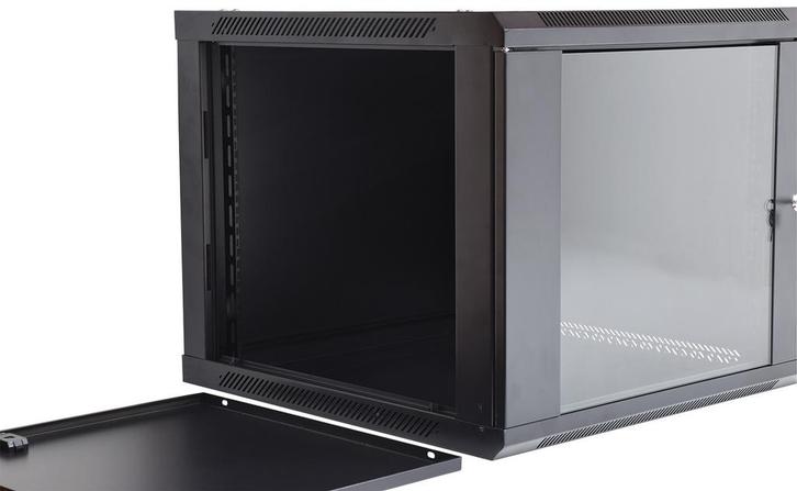 Adastra 19 Equipment Rack Met Glasdeur 9U 450 X 370 X 500mm, Muziek en Instrumenten, Behuizingen en Koffers