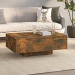 vidaXL Salontafel 85x55x31 cm bewerkt hout gerookt, Huis en Inrichting, Tafels | Salontafels, Verzenden, Nieuw