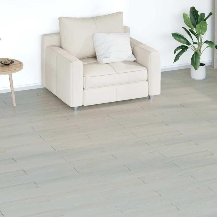 PVC Vloerplanken 4,46m lichtgrijs | Retour Deal -35%, Huis en Inrichting, Stoffering | Tapijten en Vloerkleden, Minder dan 50 cm