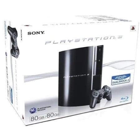 Playstation 3 Phat 80GB + Controller in Doos, Games en Spelcomputers, Spelcomputers | Sony PlayStation 3, Zo goed als nieuw, Ophalen of Verzenden