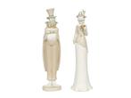 Set van twee decoratieve kikkerbeelden 32 cm - Figure  (2) -