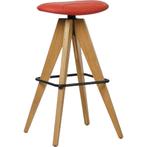 Set van 10 Leren barkrukken Spot laag - Toledo Siegelstein, Ophalen of Verzenden