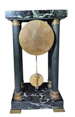 Pendule - Marmer, Messing - Empire pendelklok