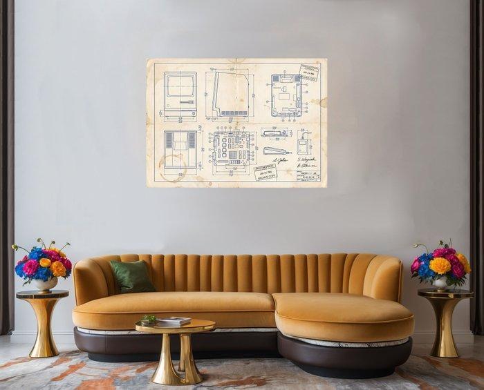 Apple Macintosh 128K - Complete Technical Drawing - Computer, Consoles de jeu & Jeux vidéo, Consoles de jeu | Accessoires Autre